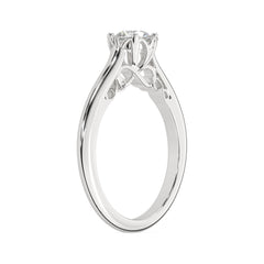 Classic Solitaire Round Lab Grown Diamond Engagement Ring