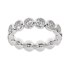 2.10 CTW Round Bezel Eternity Ring