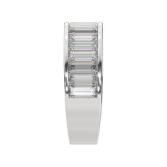3.00 CTW Channel-Set Baguette Lab Grown Diamond Eternity Ring