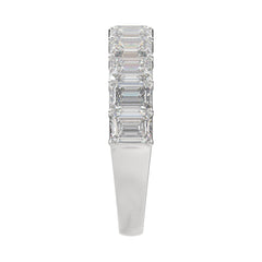 2.75 CTW Emerald Half Eternity Ring
