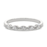 0.40 CTW Marquise Diamond Five Stone Eternity Ring