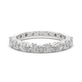 1.20 CTW Oval Half Eternity Ring