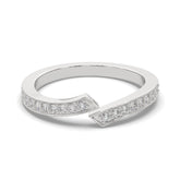 Pavé Diamond Open Wrap Diamond Band