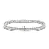 8.30 CTW Emerald Lab Diamond Classic Tennis Bracelet
