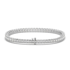 8.30 CTW Emerald Lab Diamond Classic Tennis Bracelet