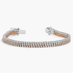 5.00 CTW Round Multicolor Tennis Bracelett