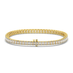 8.30 CTW Emerald Lab Diamond Classic Tennis Bracelet