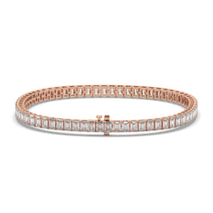 8.30 CTW Emerald Lab Diamond Classic Tennis Bracelet