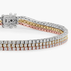 5.00 CTW Round Multicolor Tennis Bracelett