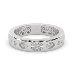 0.40 CTW Contemporary Bezel-Set Diamond Ring