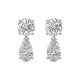 Classic Lab Grown Diamond Tear Drop Earring
