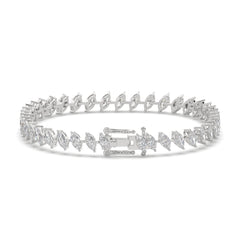 Delicate Marquise Lab Grown Diamond Tennis Bracelet