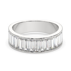 3.00 CTW Channel-Set Baguette Lab Grown Diamond Eternity Ring