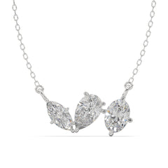 Three-Stone Mixed Shape Lab Grown Diamond Pendant