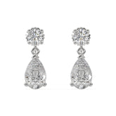 Classic Lab Grown Diamond Tear Drop Earring