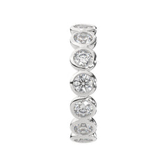 2.10 CTW Round Bezel Eternity Ring