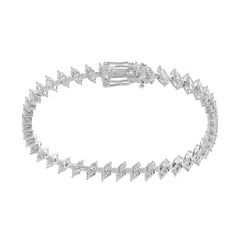 Delicate Marquise Lab Grown Diamond Tennis Bracelet