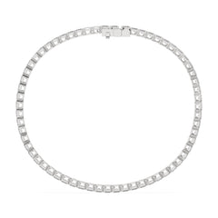 10 CTW Emerald Lab Diamond Classic Tennis Bracelet