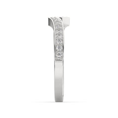 Pavé Diamond Open Wrap Diamond Band