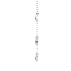 Pear Lab Grown Station Diamond Necklace