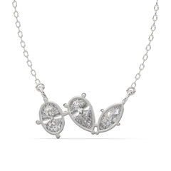 Three-Stone Mixed Shape Lab Grown Diamond Pendant