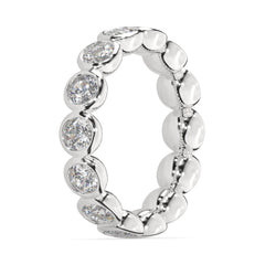 2.10 CTW Round Bezel Eternity Ring