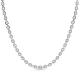 Pear Lab Diamond Classic Bezel Tennis Necklace