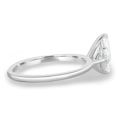 Double Pear Shape Lab Grown Diamond Toi et Moi Ring