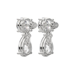 Classic Lab Grown Diamond Tear Drop Earring