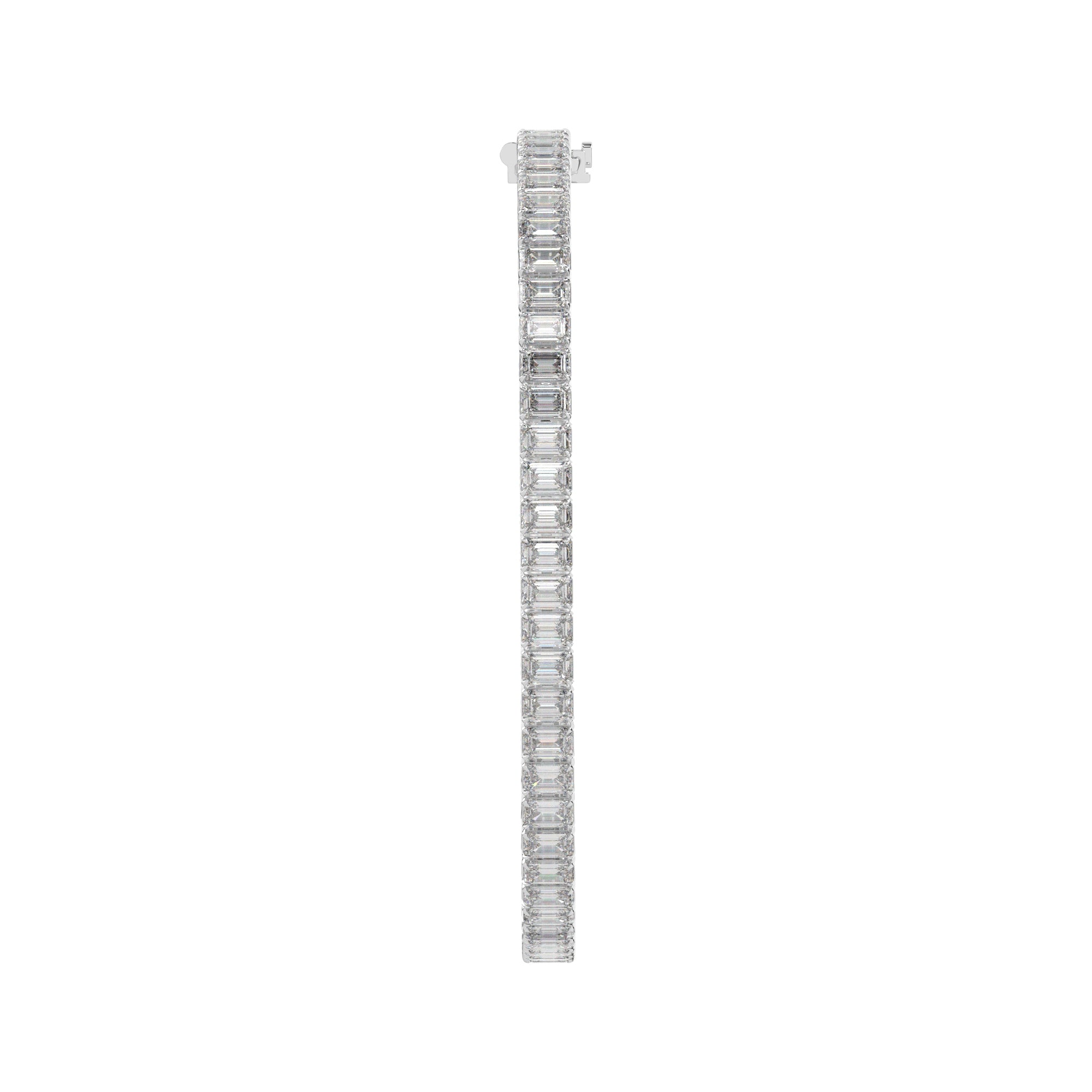 8.30 CTW Emerald Lab Diamond Classic Tennis Bracelet