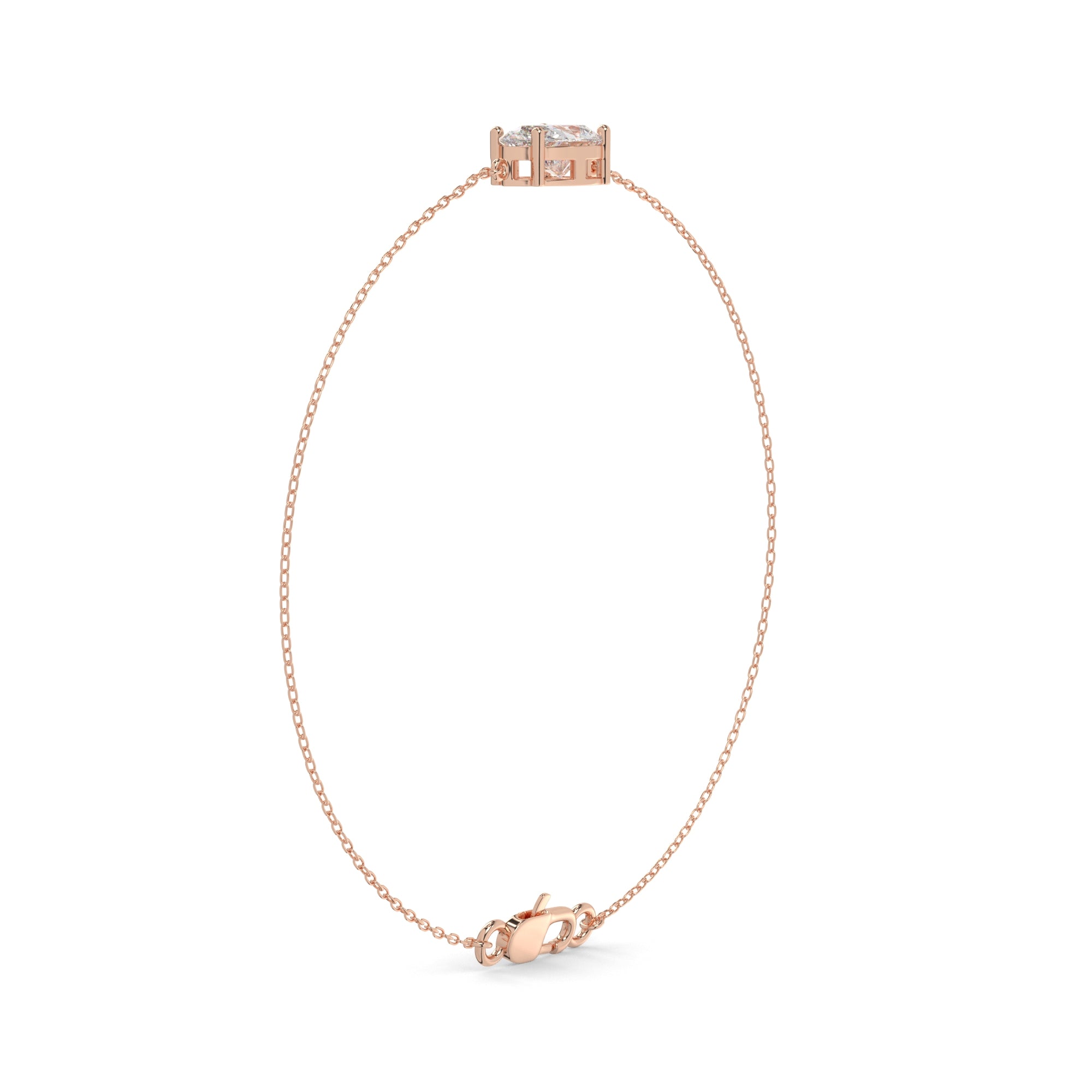 Pear Lab Diamond Solitaire Beacelet