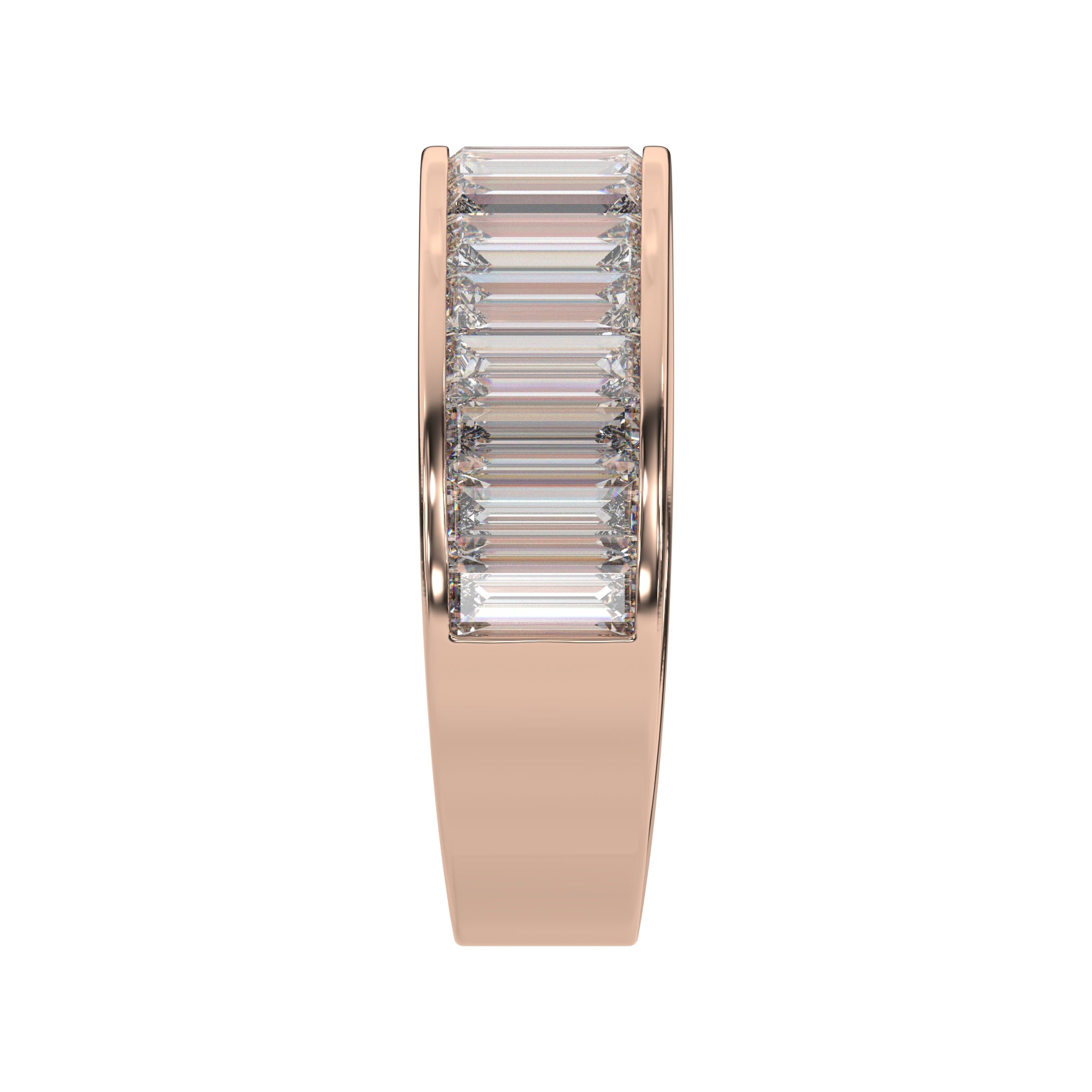 3.00 CTW Channel-Set Baguette Lab Grown Diamond Eternity Ring