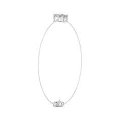 Oval Lab Diamond Solitaire Bracelet