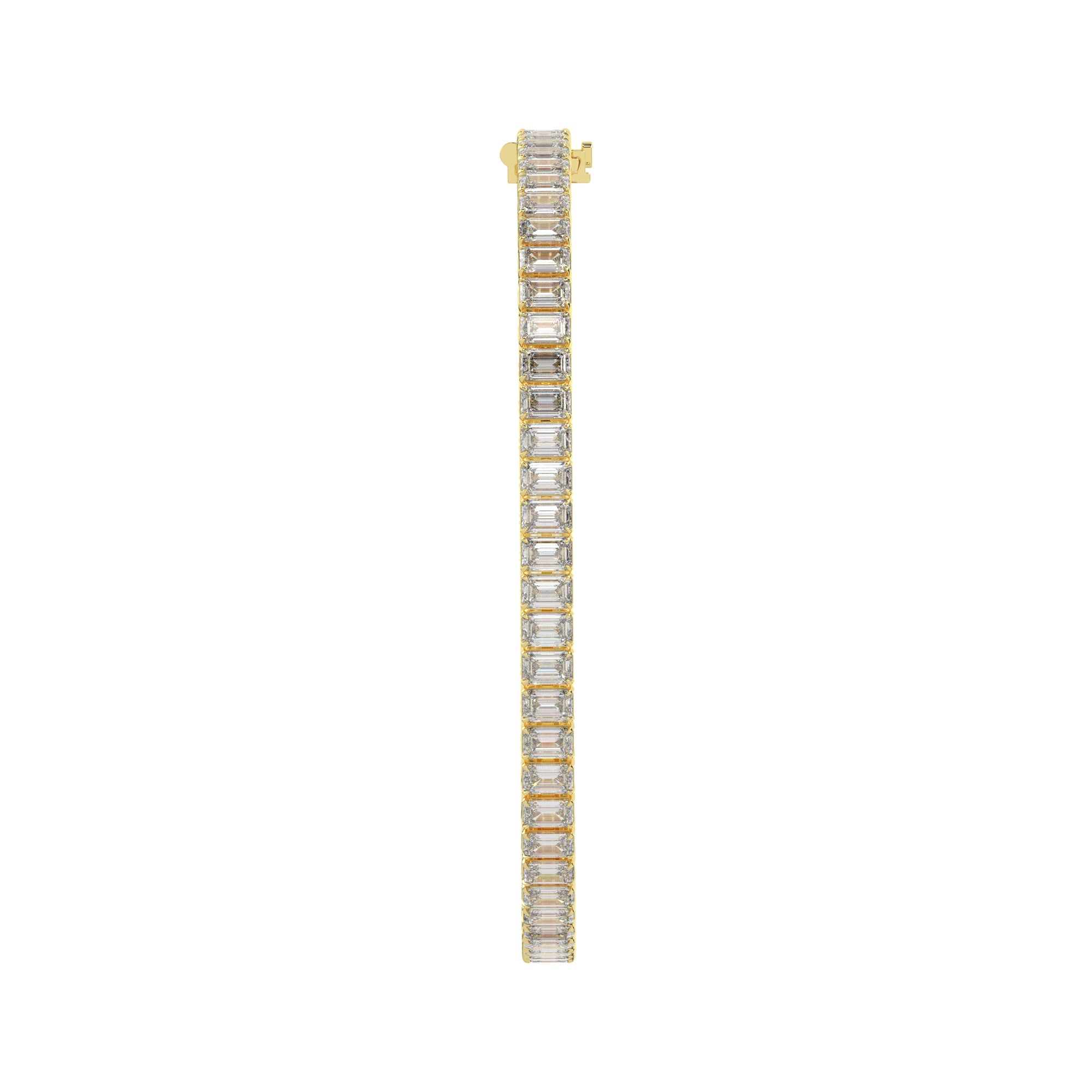 8.30 CTW Emerald Lab Diamond Classic Tennis Bracelet