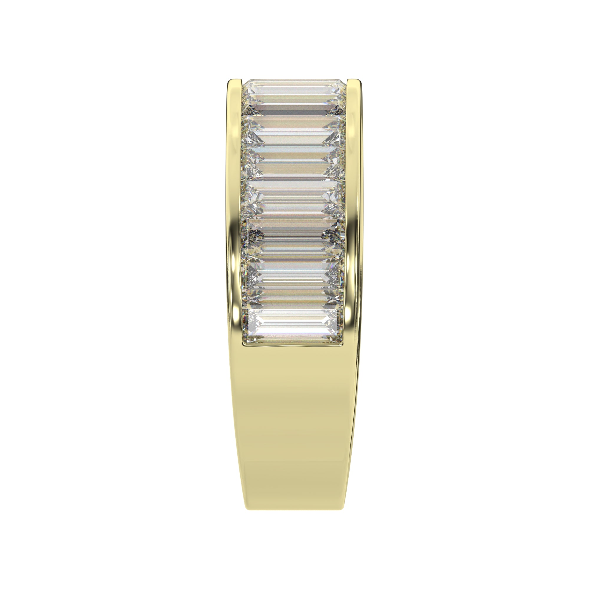 3.00 CTW Channel-Set Baguette Lab Grown Diamond Eternity Ring