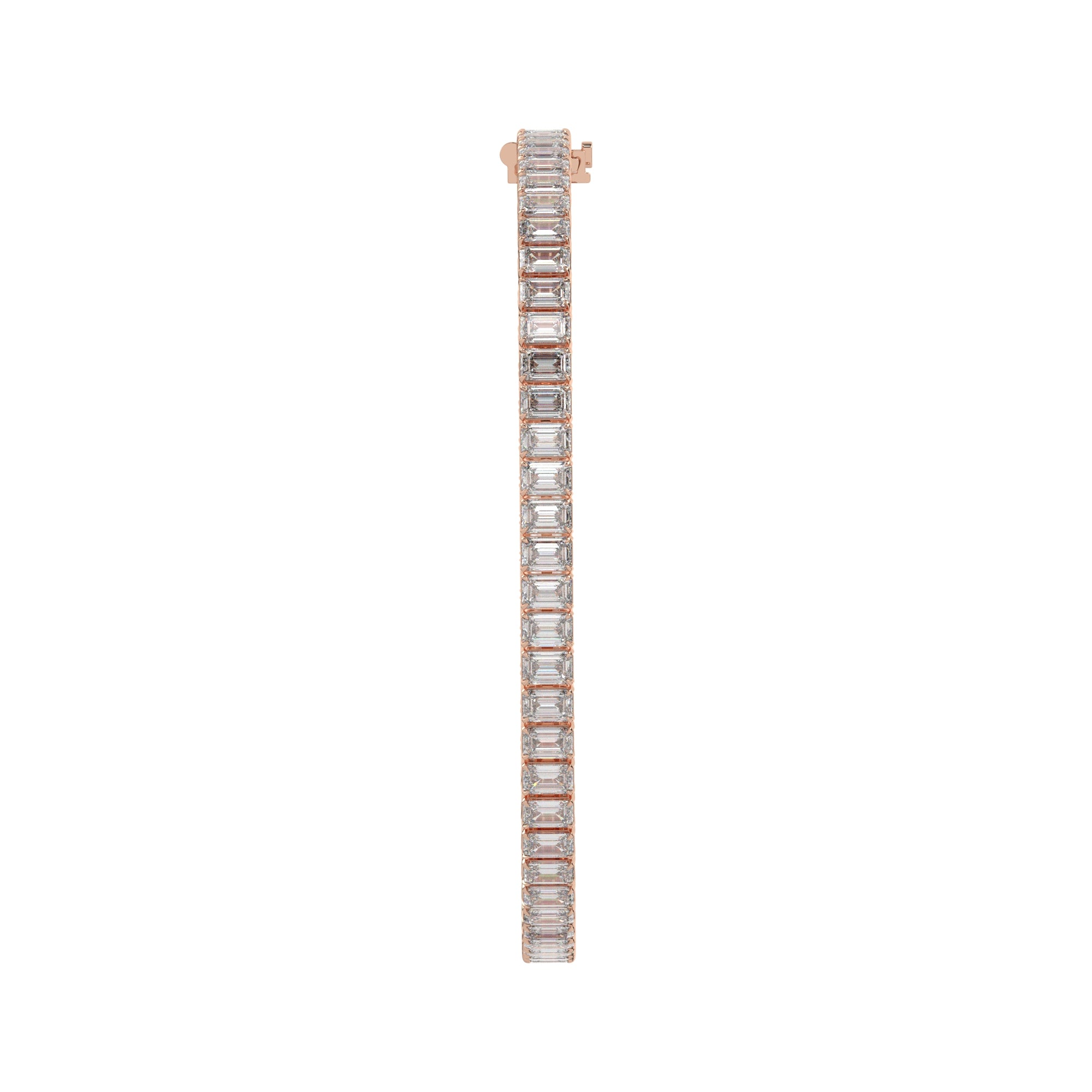 8.30 CTW Emerald Lab Diamond Classic Tennis Bracelet