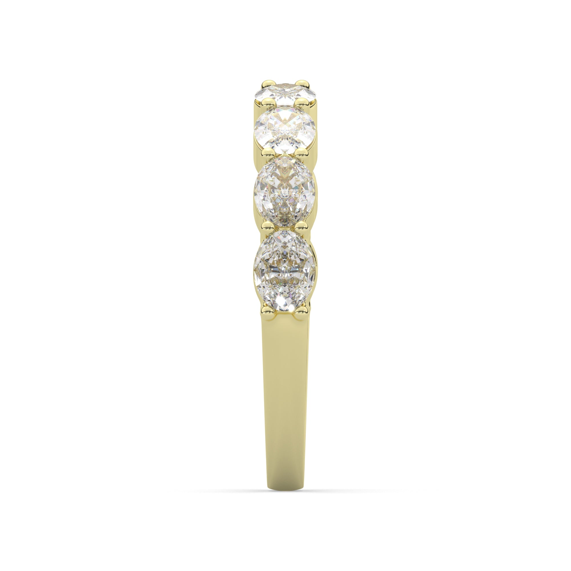 1.20 CTW Oval Half Eternity Ring