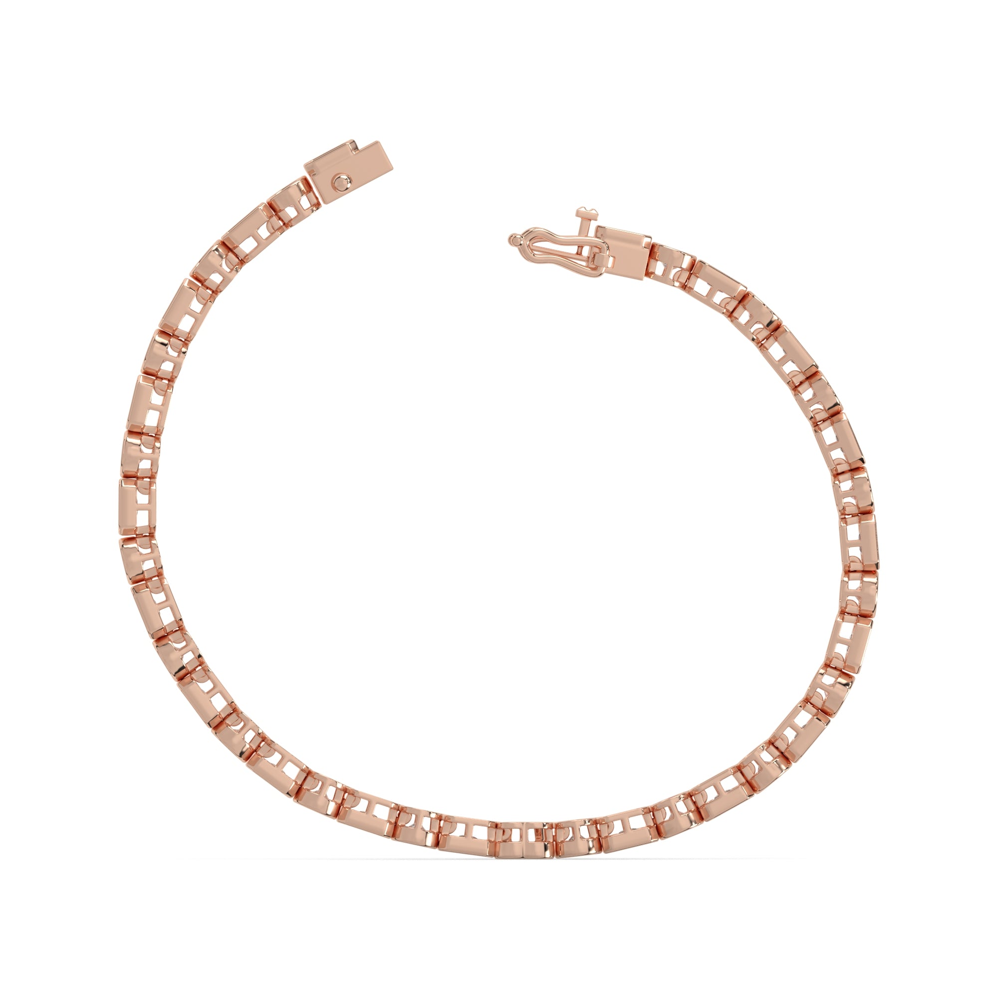 6.20 CTW Mixed-Cut Lab Grown Diamond Bezel Tennis Bracelet
