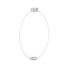Heart Lab Diamond Solitaire Bracelet