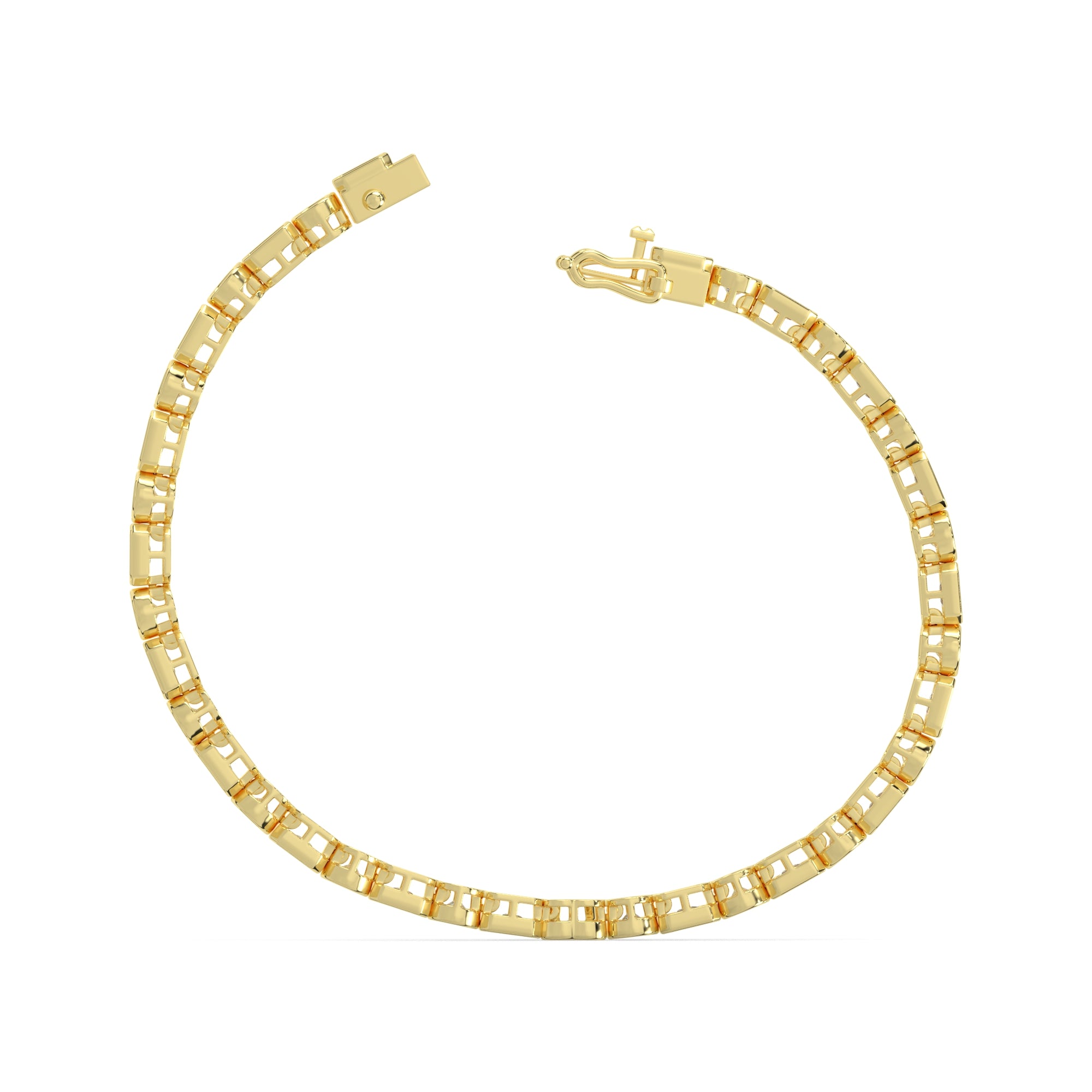 6.20 CTW Mixed-Cut Lab Grown Diamond Bezel Tennis Bracelet