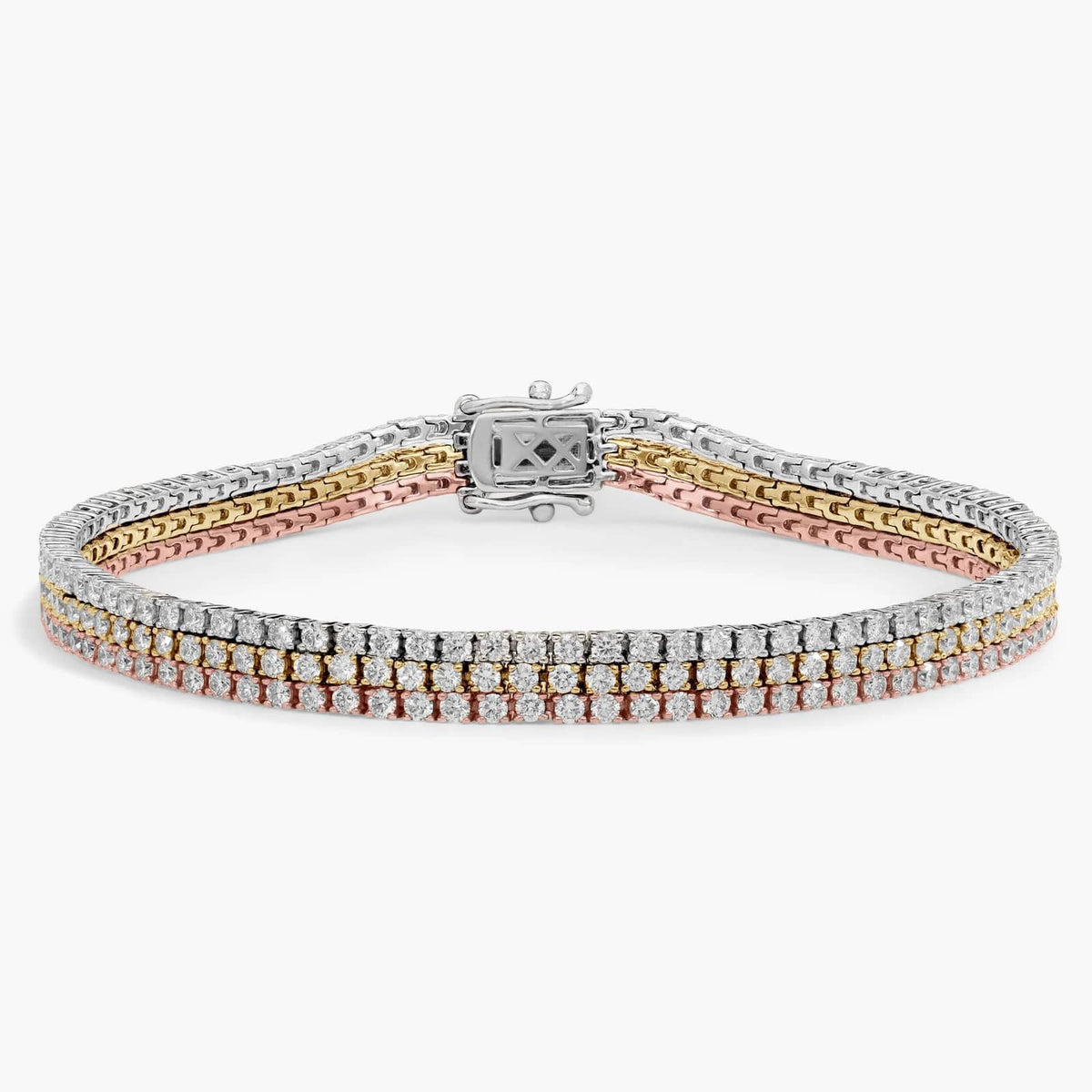 5.00 CTW Round Multicolor Tennis Bracelett