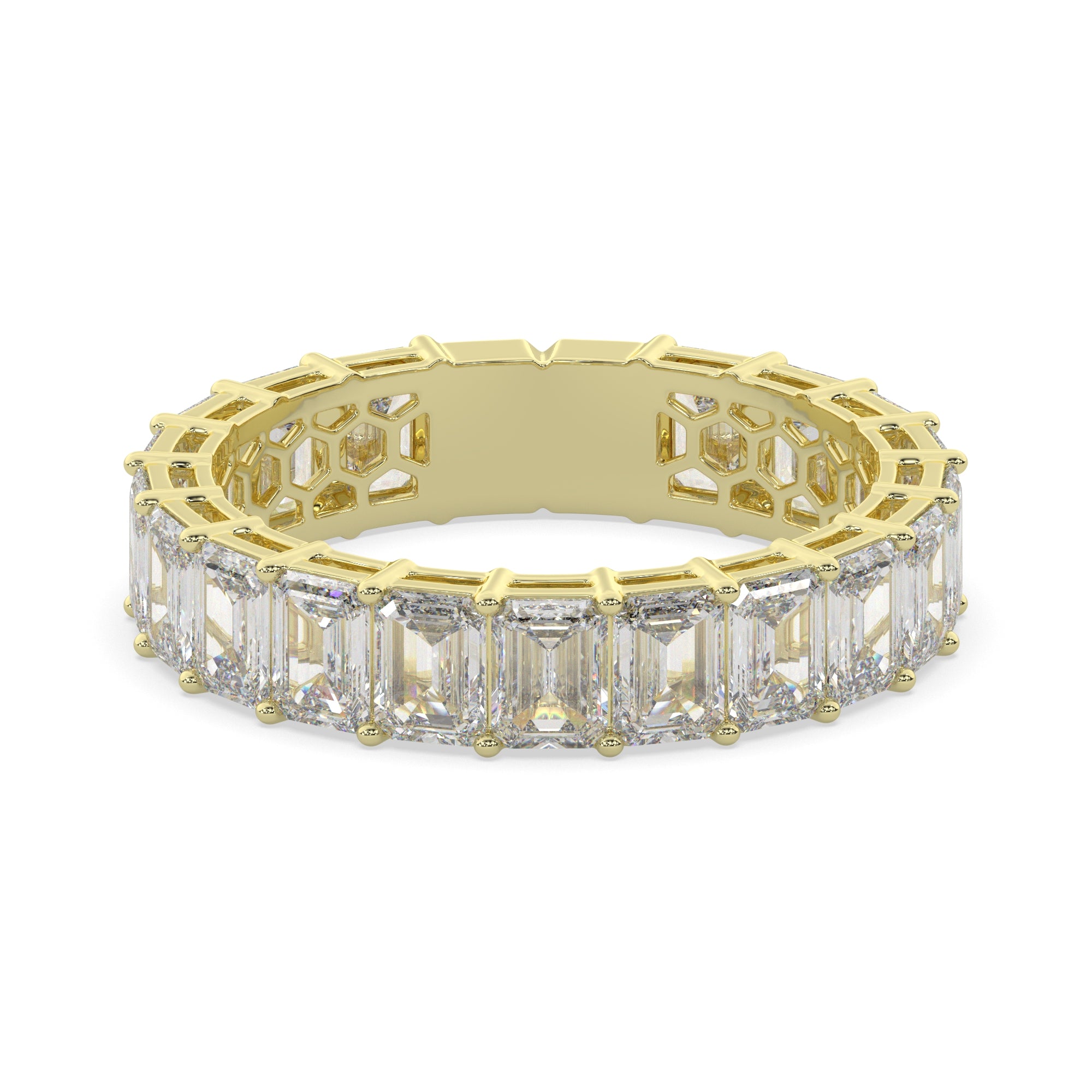 4.00 CTW Emerald Eternity Ring