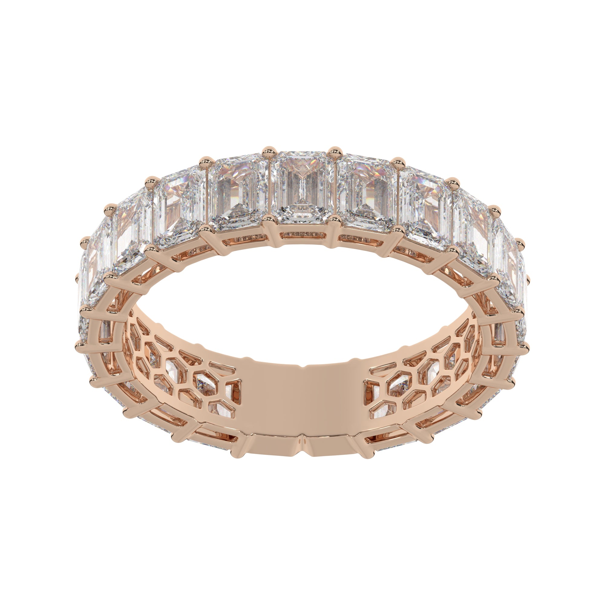 4.00 CTW Emerald Eternity Ring