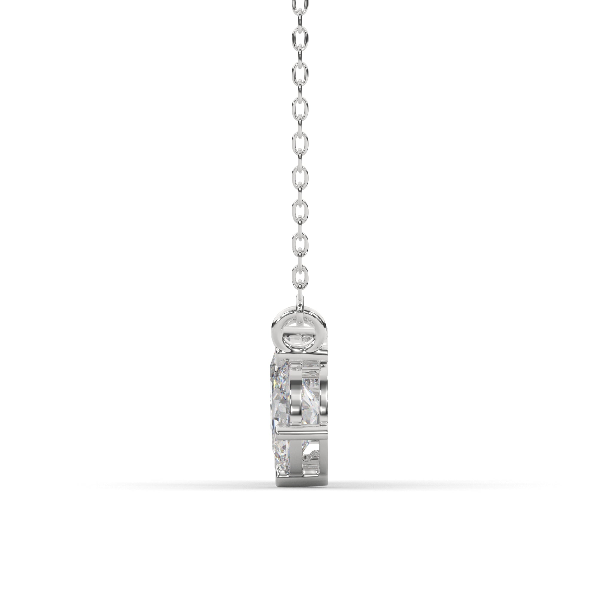 Three-Stone Mixed Shape Lab Grown Diamond Pendant