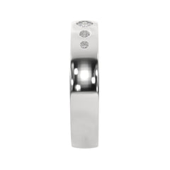 0.40 CTW Contemporary Bezel-Set Diamond Ring