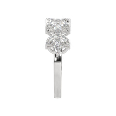 1.50 CTW Marquise Diamond Floral Eternity Ring