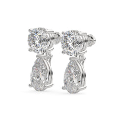 Classic Lab Grown Diamond Tear Drop Earring