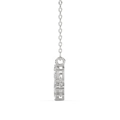 1.75 CTW Pear Lab Grown Diamond Curved Five Stone Pendant