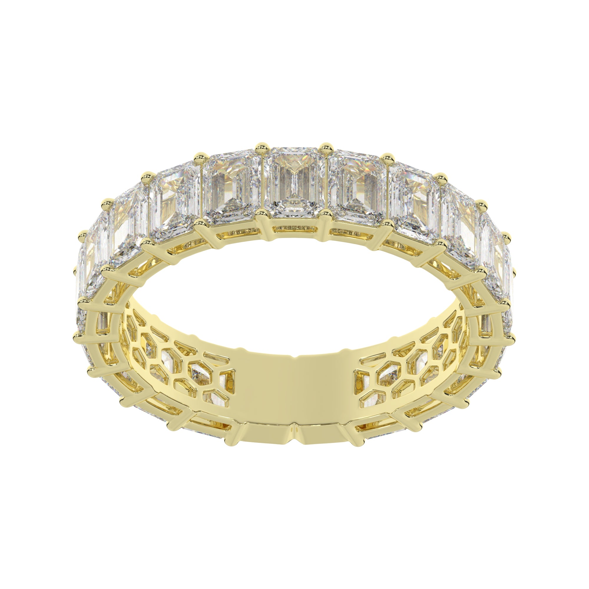 4.00 CTW Emerald Eternity Ring