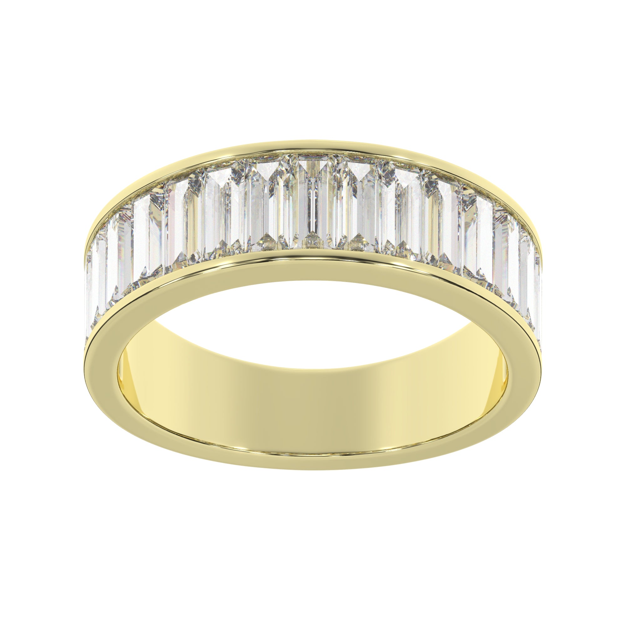 3.00 CTW Channel-Set Baguette Lab Grown Diamond Eternity Ring